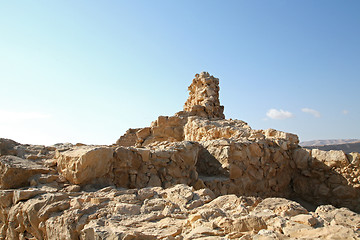 Image showing Masada fortress in Israel