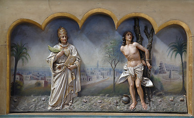 Image showing Saint Fabian and San Sebastian