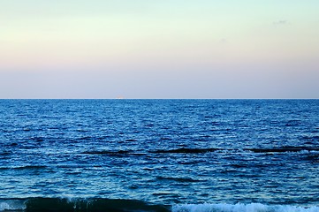 Image showing sea and sky