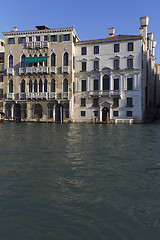 Image showing Facades in Venice.