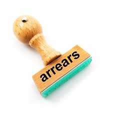 Image showing arrears