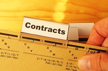 Image showing contract