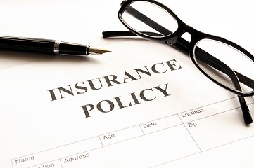 Image showing insurance policy