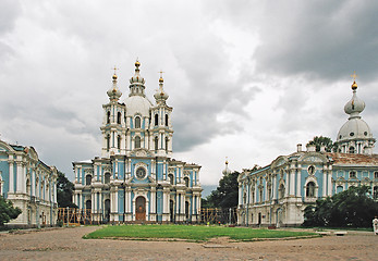 Image showing St.-Petersburg. Smolny cathedral.