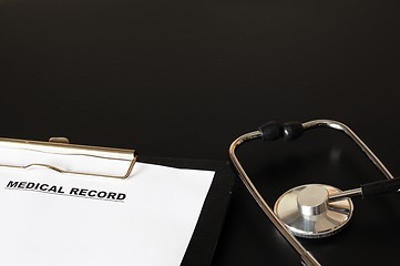 Image showing medical record