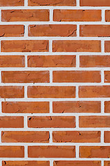 Image showing Red brick wall texture 