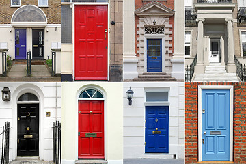 Image showing British doors