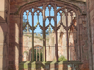 Image showing Coventry Cathedral ruins