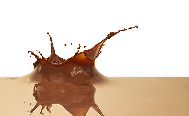 Image showing chocolate splash