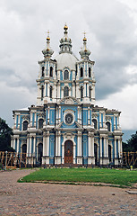 Image showing St.-Petersburg. Smolny cathedral.