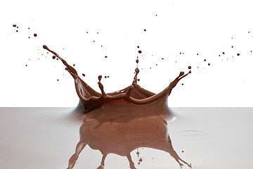 Image showing chocolate splash