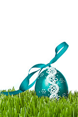 Image showing easter egg in grass