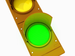 Image showing Green light 