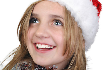 Image showing cute xmas girl