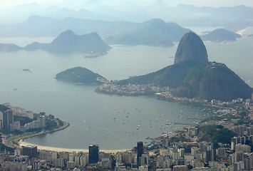 Image showing Rio de Janeiro city view of Sugar Loaf