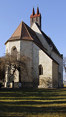 Image showing Fortified church Manastur