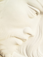 Image showing jesus christ on white marble tombstone