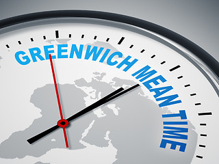 Image showing Greenwich Mean Time