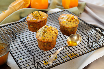 Image showing Orange Poppy Seed Cakes