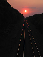 Image showing sunset