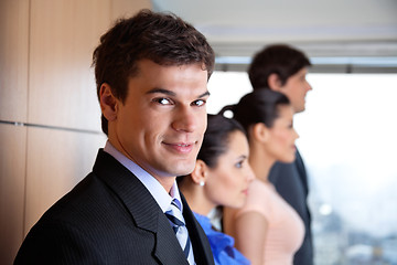 Image showing Handsome Male Executive Smiling