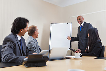 Image showing Business team in presentation