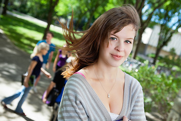 Image showing College Girl