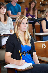 Image showing Students attending lecture