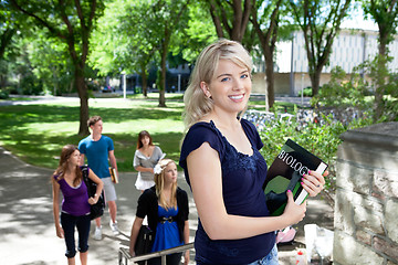 Image showing Students going to college