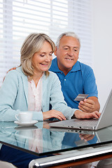 Image showing Couple Shopping From Home