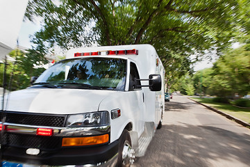 Image showing Ambulance on Street