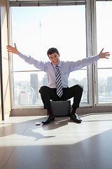 Image showing Excited Male Entrepreneur