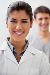 Image showing Happy female doctor