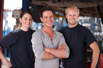 Image showing Mechanic Team