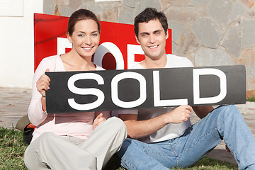 Image showing Couple Purchase New Home