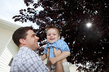 Image showing Father Playing With His Son