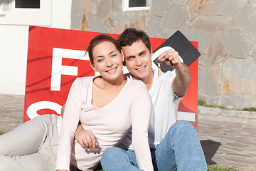 Image showing Couple Purchase Home