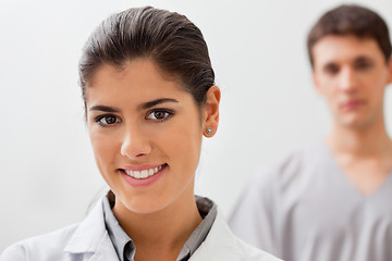 Image showing Smiling female doctor