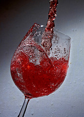 Image showing red drink