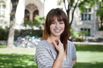 Image showing Young college student