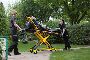 Image showing Female Emergency Medical Team