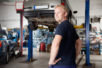 Image showing Portrait of Mechanic