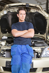 Image showing Portrait of a Mechanic