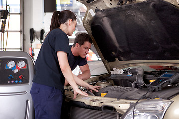 Image showing Man Woman Mechanic