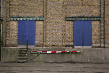 Image showing Blue doors