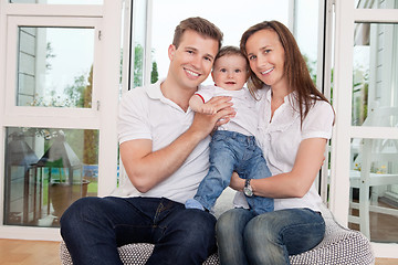 Image showing Portrait of Proud Parents