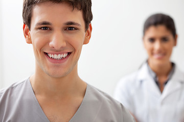 Image showing Happy male doctor