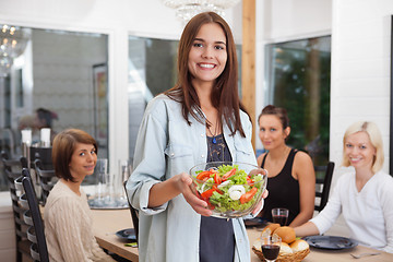 Image showing Group of female friends