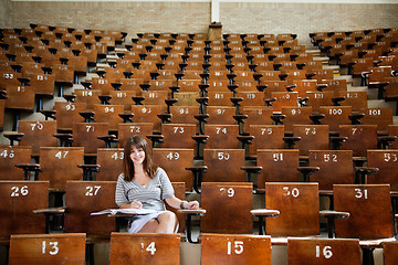 Image showing Young student at the university