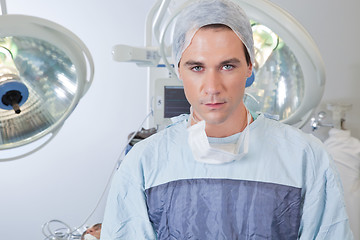 Image showing Close-up of male surgeon